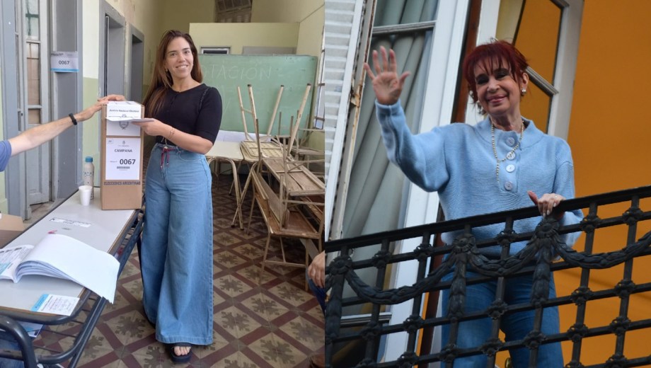 Soledad Calle, dirigente camporista y Cristina Fernández de Kirchner.