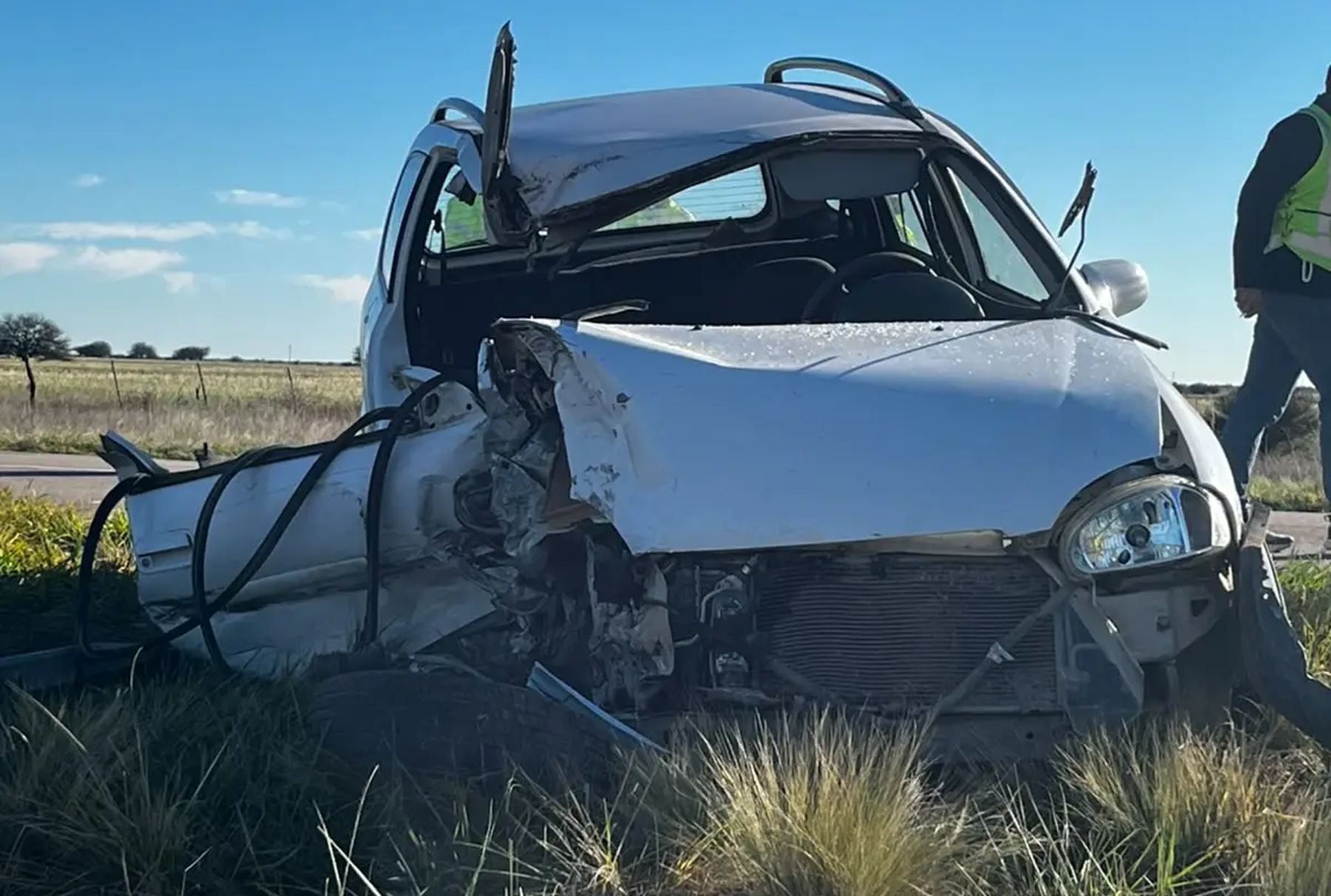 Falleció un hombre en accidente de ruta en La Pampa
