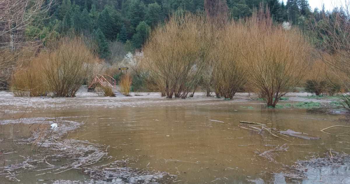 Crecidas inusuales en ríos de la cordillera rionegrina alcanzan hasta 1,5 metros