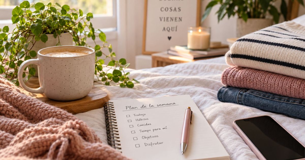 Siete actividades para organizar el domingo y prepararte para la semana