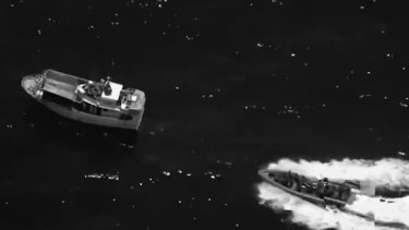 Estados Unidos hundió en el Pacífico un barco vinculado con una banda narco de Ecuador
