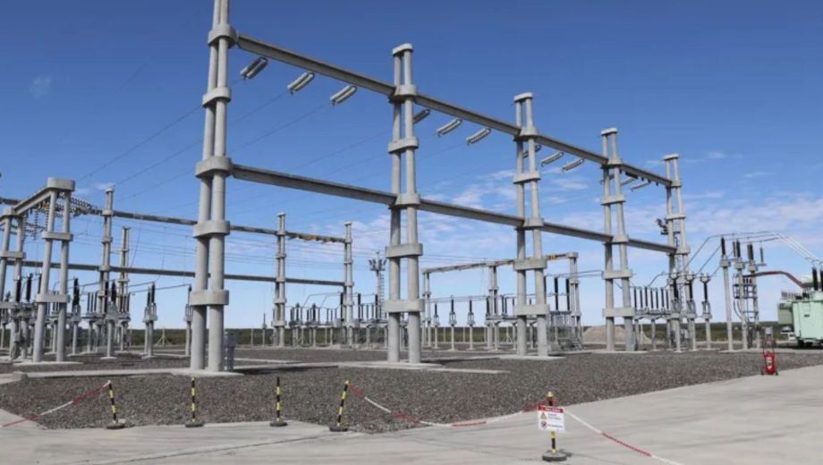 Estación Transformadora El Solito en Río Negro. Foto: Gobierno de Río Negro.