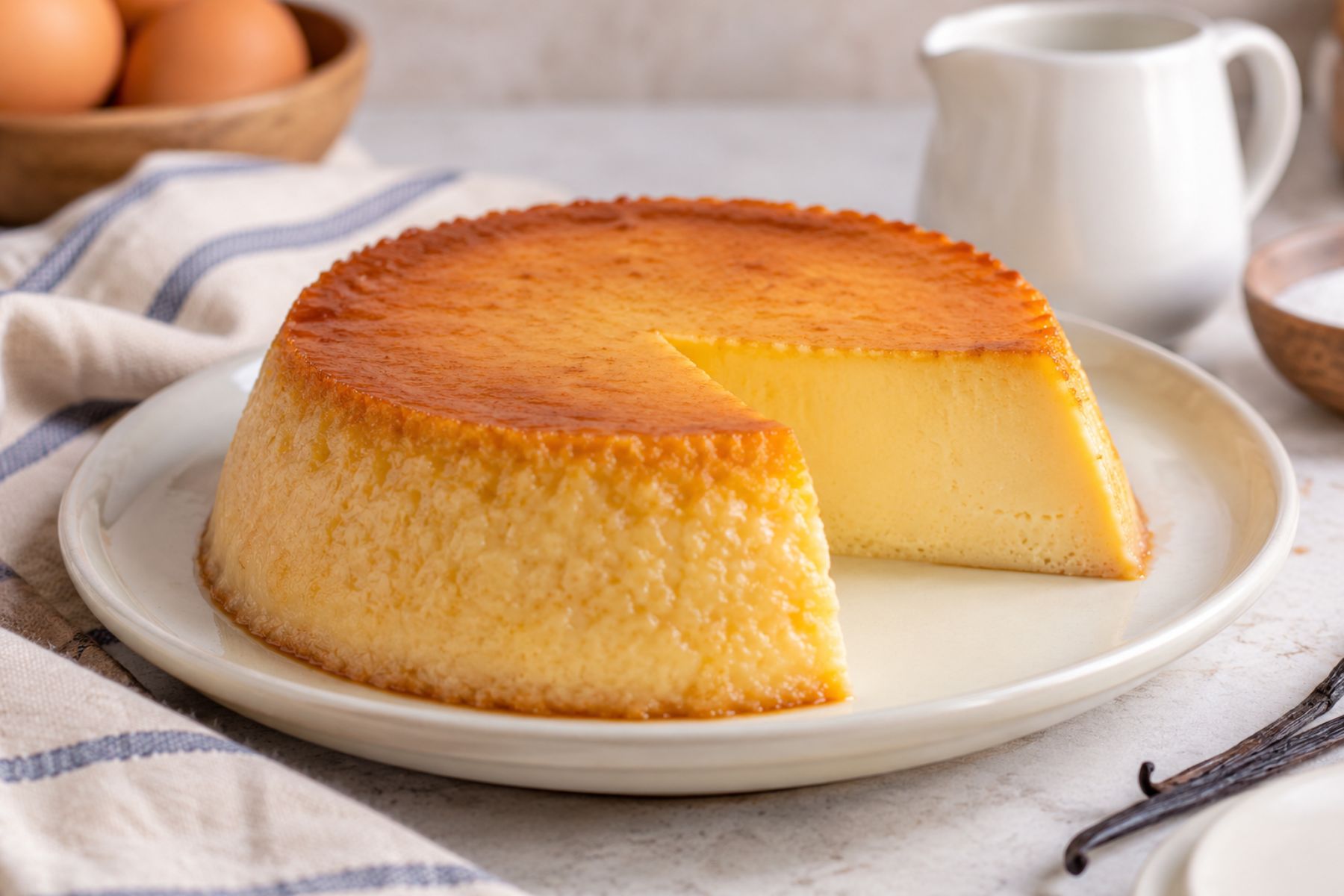 Flan sin caramelo: receta simple y cremosa para disfrutar en casa