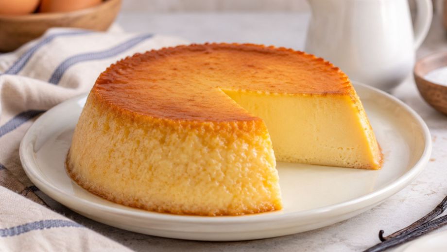 Flan casero con vainilla. Foto ilustrativa.