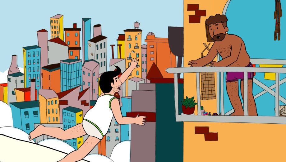 Adán y Evandro,  los protagonistas de esta historia de amor.