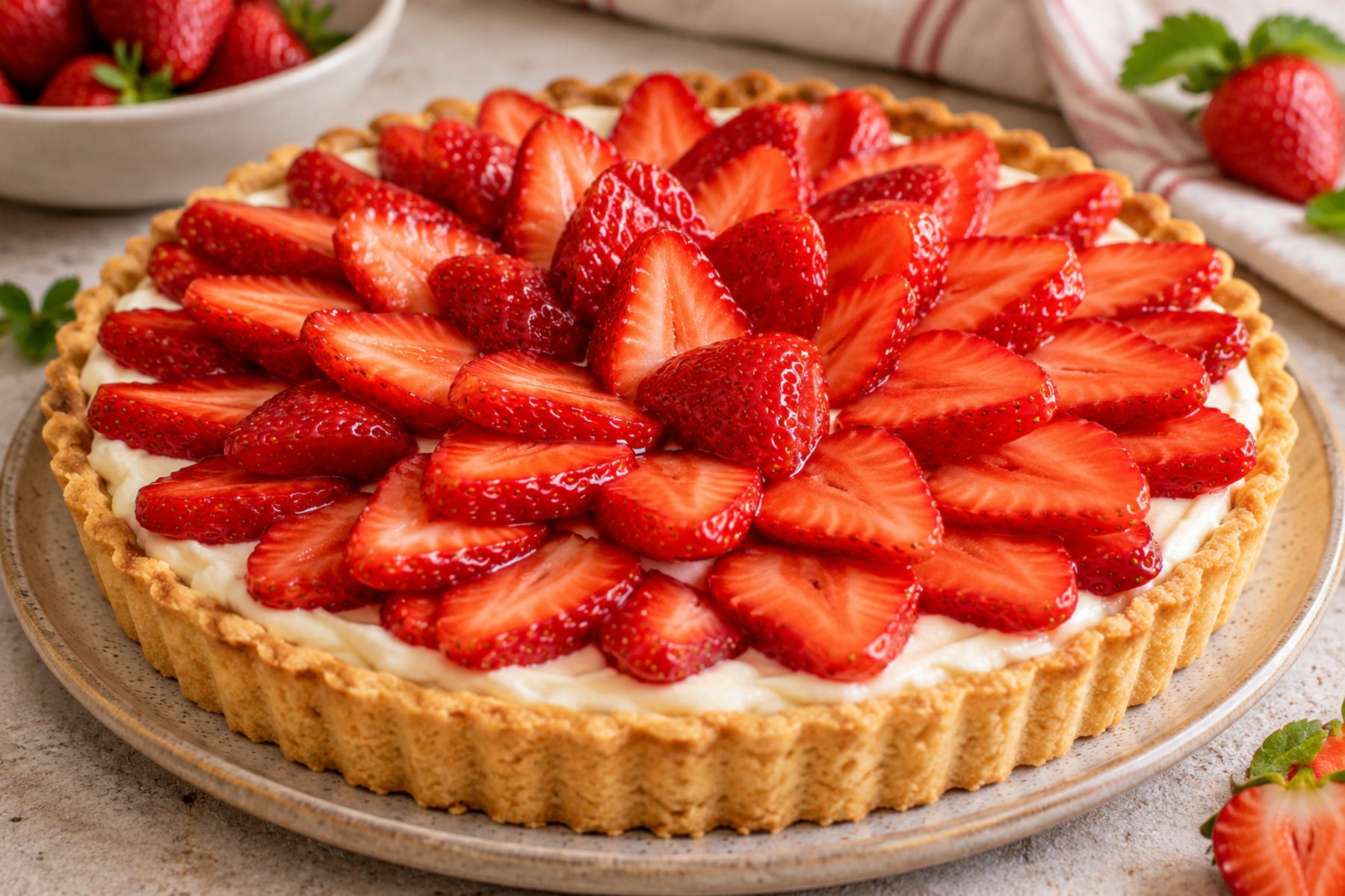 Receta de tarta de frutilla sin gluten: una opción saludable