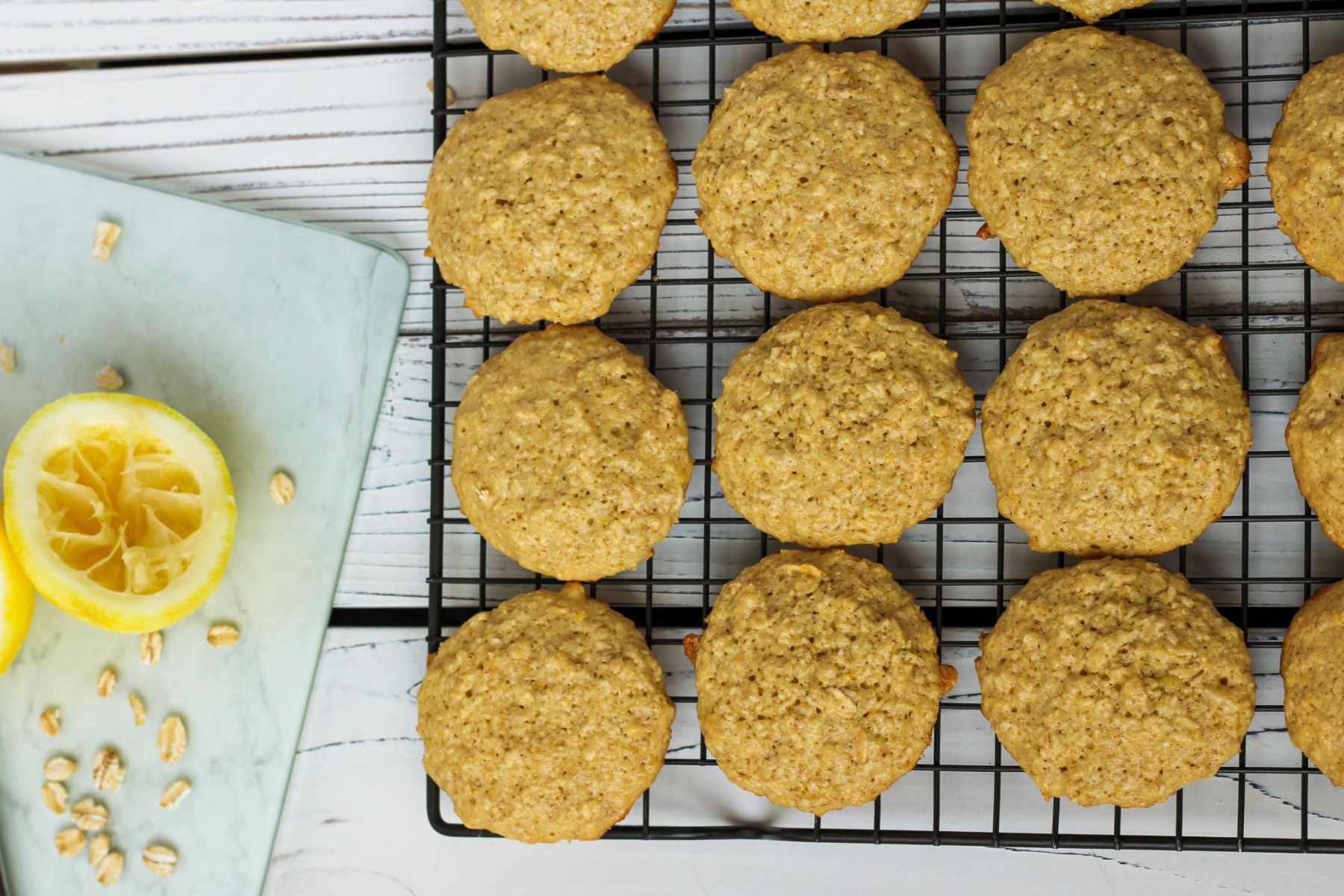 Receta de galletitas de avena y limón sin gluten para disfrutar con mate