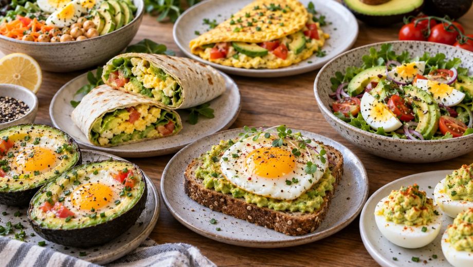 Huevo y palta, una combinación versátil para preparar platos rápidos, nutritivos y llenos de sabor. Foto ilustrativa.