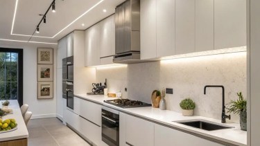 La nueva forma de iluminar la cocina sin llenar el techo de lámparas