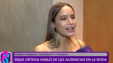 La hija de Emanuel Ortega habló de las ausencias en su casamiento con Julieta Prandi: “Yo iría”