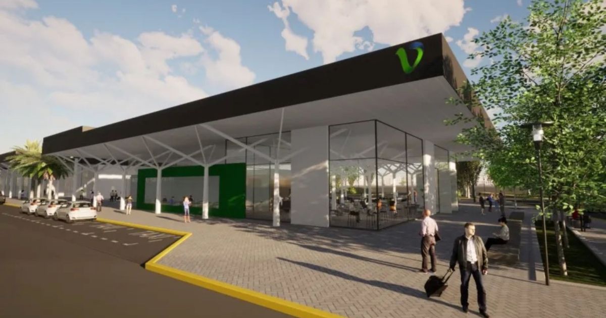 Avanzan los trabajos en la nueva terminal de ómnibus de Viedma