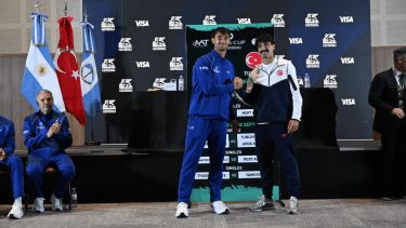 Tirante le ganó la pulseada a Navone para el segundo single de la Copa Davis en Neuquén