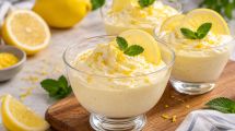 Imagen de Receta de mousse de limón casera: fresca, cremosa y fácil de preparar