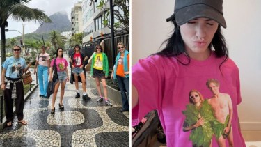 ¡Viva el amor!: el llamativo look de Lali Espósito que homenajeó a Carola Reyna y Boy Olmi en su despedida de soltera
