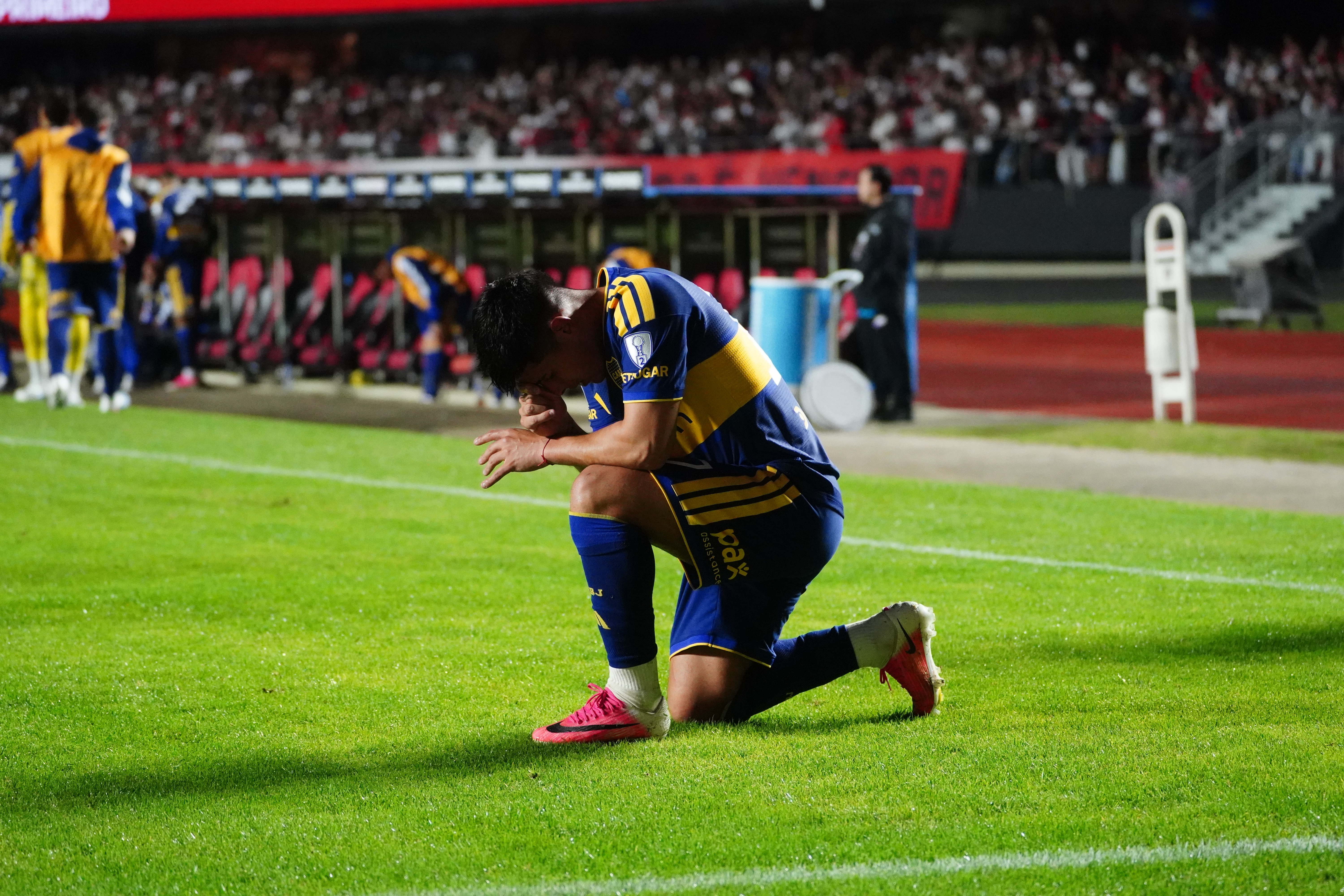 «En esta cancha hace dos años perdí a un compañero»: la emotiva dedicatoria de Lozano tras la clasificación de Boca