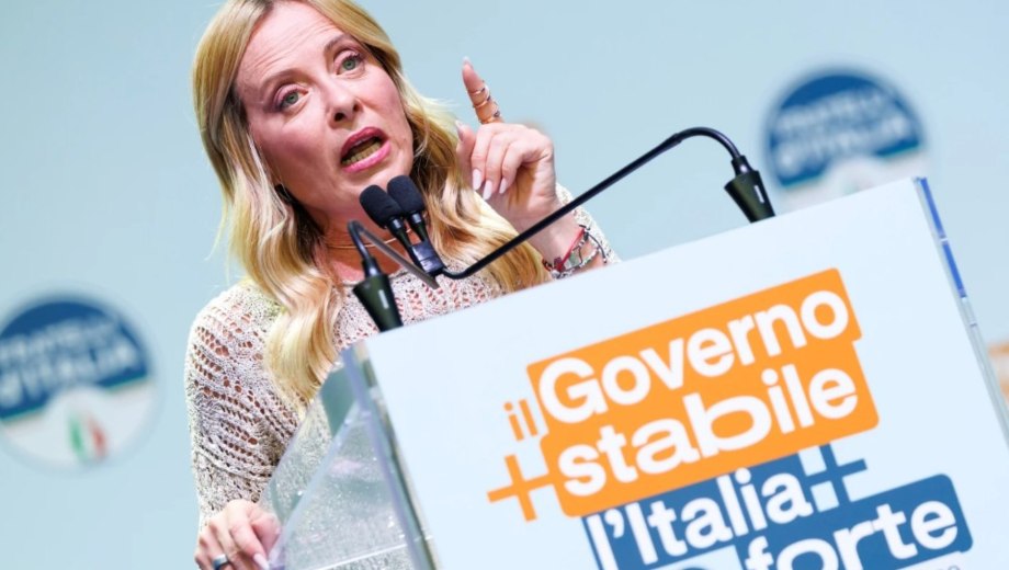 Primera ministra italiana, Giorgia Meloni. Foto: AP.