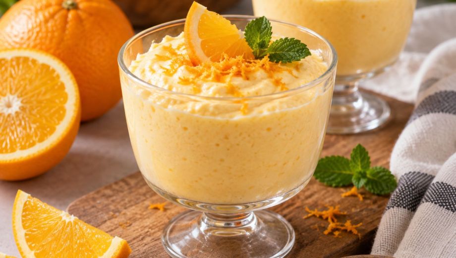 Mousse de naranja. Foto ilustrativa.