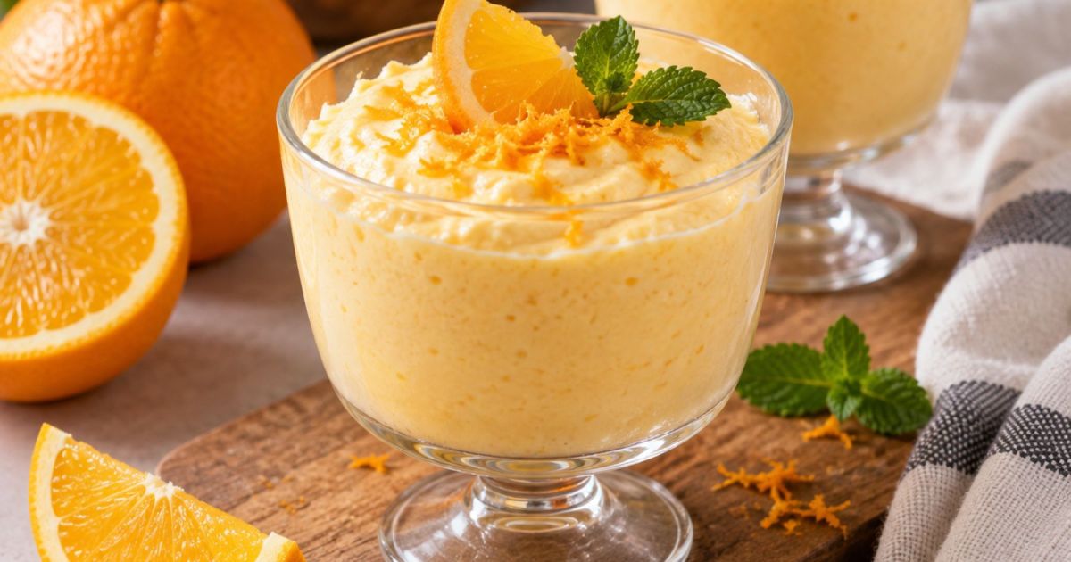 Receta fácil de mousse de naranja: postre fresco y cremoso