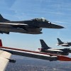 Imagen de Llegan más aviones caza F-16: despegó la segunda tanda desde Europa para incorporarse a la Fuerza Aérea Argentina