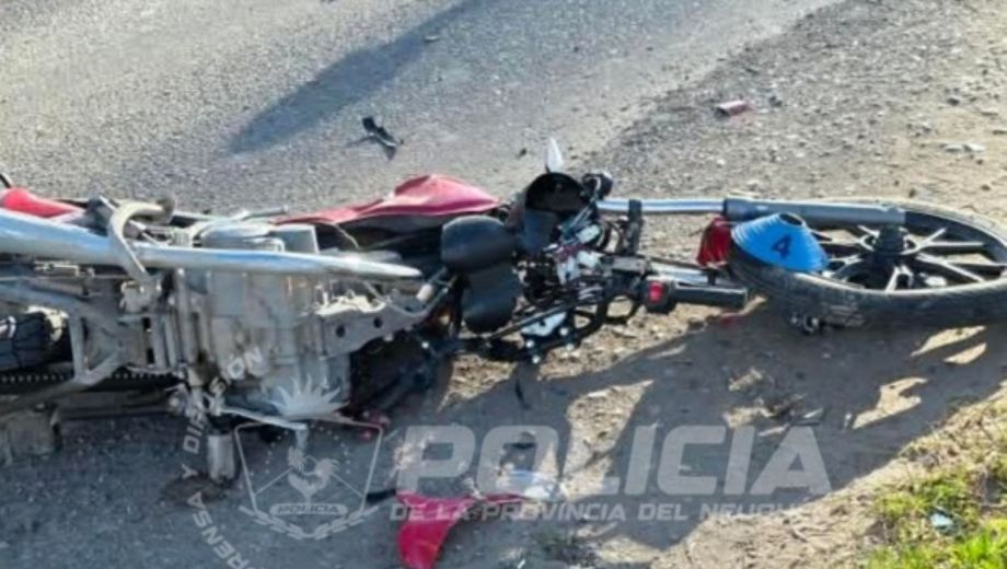 Un motociclista muerto por un choque en Plottier. Foto: Gentileza. 