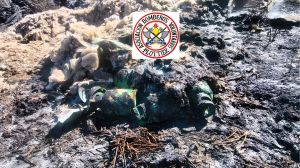 Pánico en un incendio en Plottier: explotó una garrafa y dos bomberos se intoxicaron por un químico prohibido