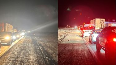Fuerte choque entre camiones sobre Ruta 151: largas filas y horas de demora por un derrame de nafta cerca de Catriel