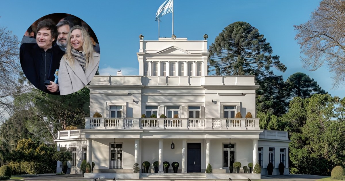 Imagen de Javier Milei desplazó personal civil de la Quinta de Olivos y Casa Militar asumirá el control de la Residencia Presidencial