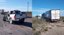 Imagen de Fuerte choque sobre Ruta 22 con un camión bitren involucrado: un hombre quedó en grave estado