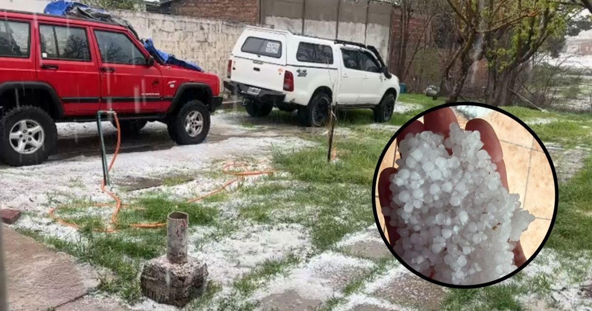Fuertes lluvias y granizo afectaron Neuquén y Río Negro el 30 de septiembre