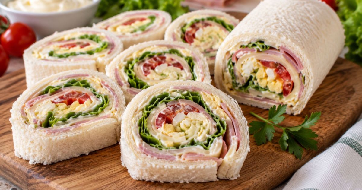 Rolls de miga: receta fácil para sándwiches irresistibles