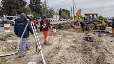 La nueva rotonda de Cipolletti en San Luis y Santa Cruz entra en su etapa final: cuáles son los trabajos actuales