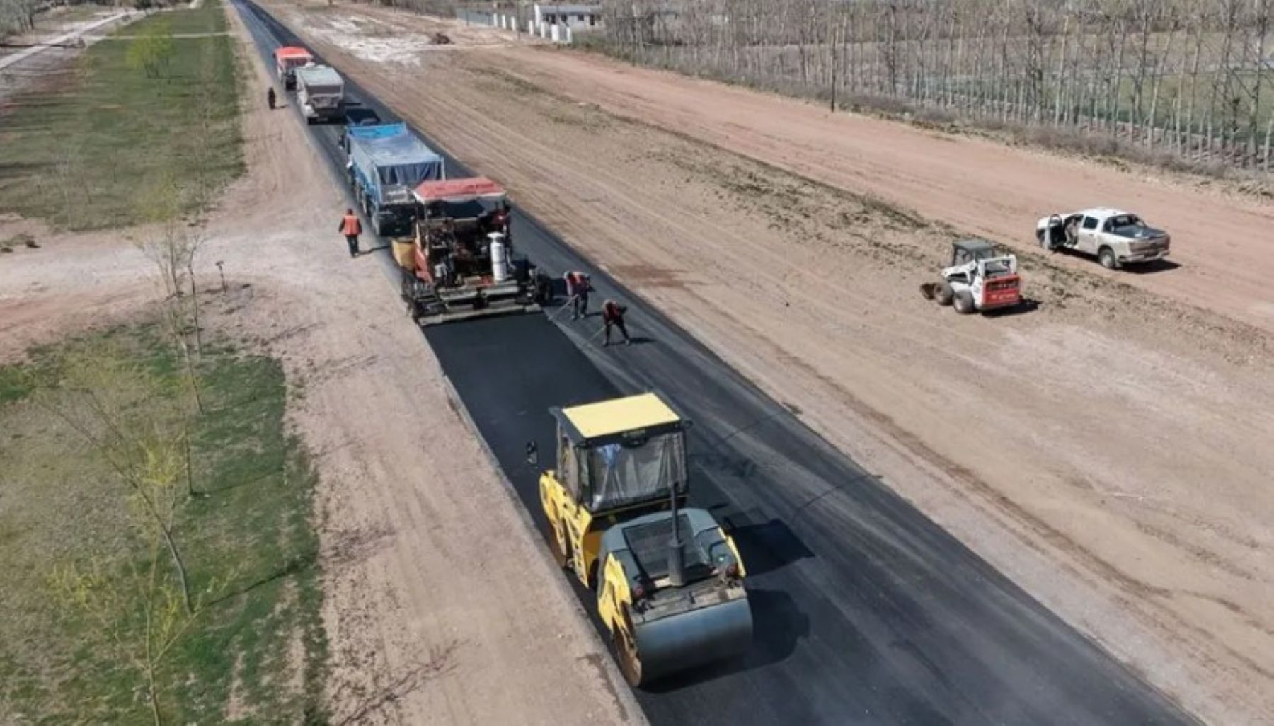 Avanza la repavimentación de la Ruta Provincial 6 en Neuquén