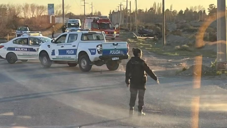 Un hombre murió en un accidente en Trelew. Foto: Gentileza Soy Comodoro. 