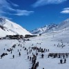Imagen de Una joven esquiadora sufrió un grave accidente en Mendoza y fue trasladada de urgencia en pleno temporal de nieve
