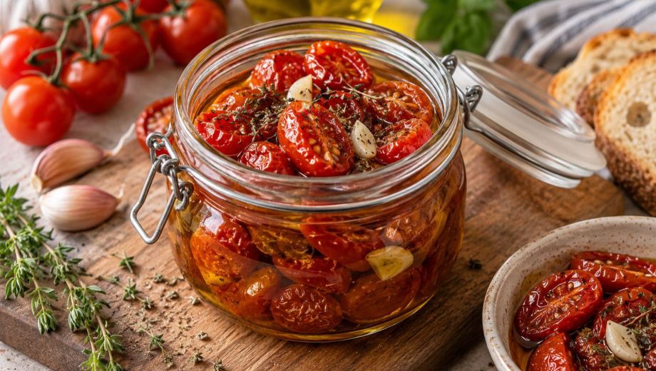 Tomates confitados. Foto ilustrativa.