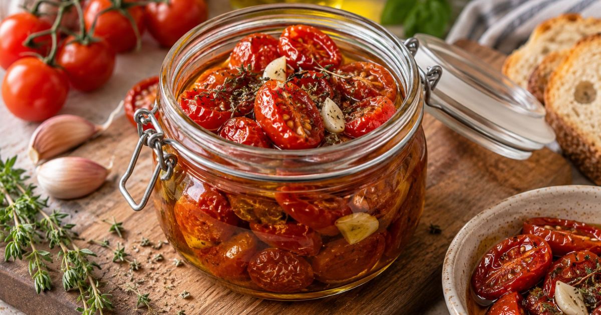 Cómo preparar tomates confitados en casa con ingredientes sencillos
