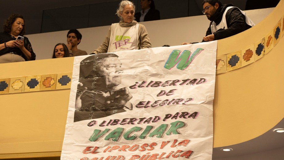 El gremio manifestó el jueves en la Legislatura provincial. Foto: Pablo Leguizamon.