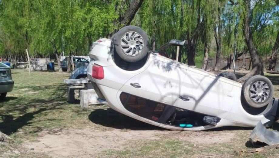 Accidente en Pomona. Foto: Gentileza Facebook Radio Municipal 96.5. 