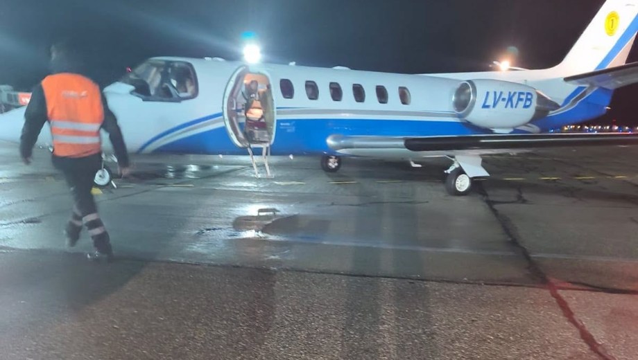 Traslado aéreo de urgencia: un niño de El Bolsón fue derivado de Bariloche a Buenos Aires