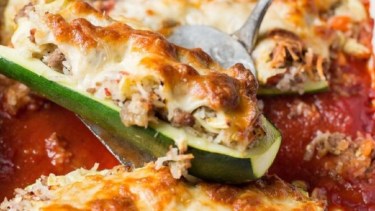 Zapallitos largos rellenos de cordero: una receta especiada y muy sabrosa