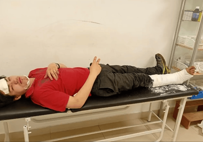 Joel Quidel, atropellado en Bariloche