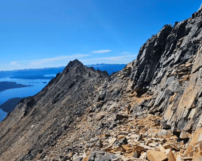 Palotinos, un sendero de trekking de alta complejidad. 