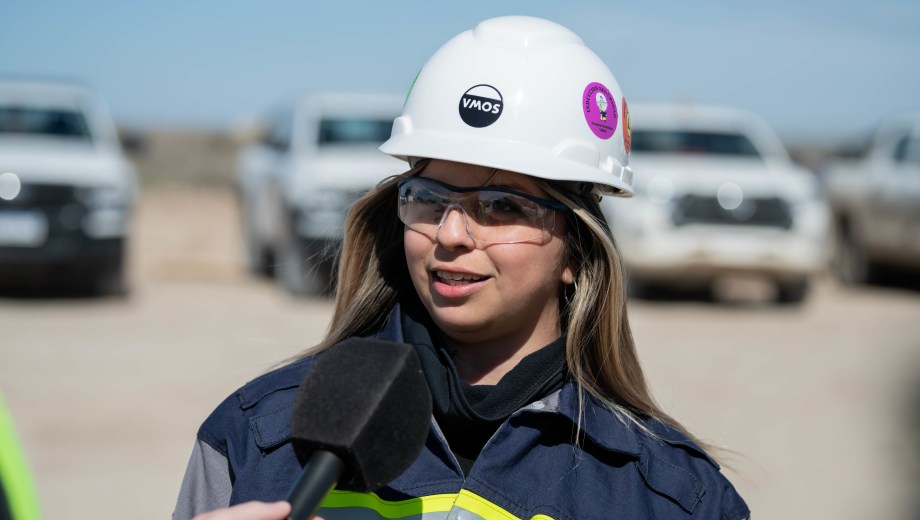El desarrollo del proyecto Vaca Muerta Oil Sur en Punta Colorada genera nuevas oportunidades laborales y de inserción profesional en la región.  Foto gentileza Gobierno de Río Negro.