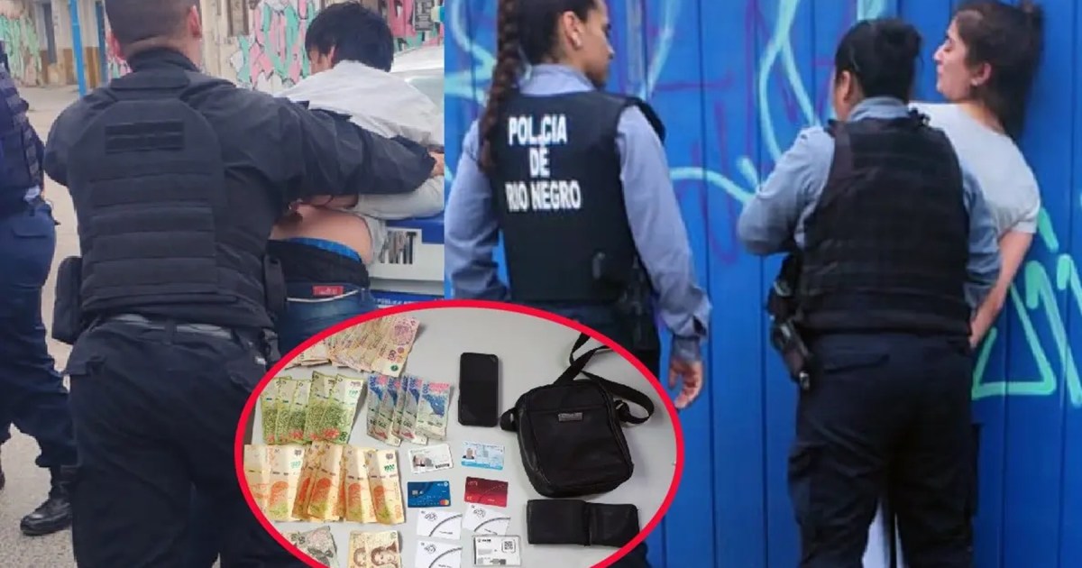 Detienen a joven pareja acusada de robar a un comerciante en General Roca