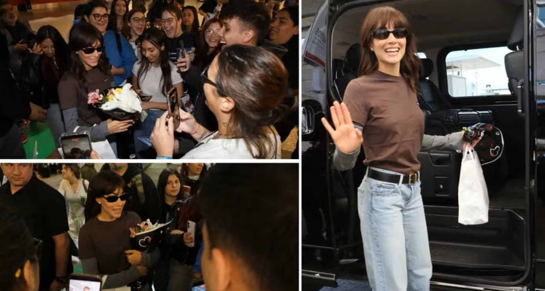 Aitana llegó a Argentina con una camiseta de 1.000 euros para sus shows
