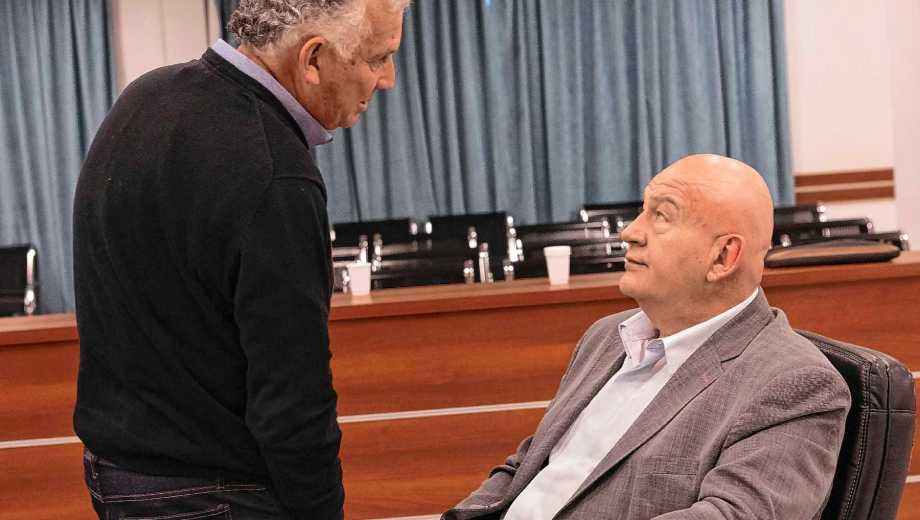 Di Luca y Chapino fueron los últimos dos ministros de Desarrollo Social del gobierno del MPN (foto Emiliano Ortiz)