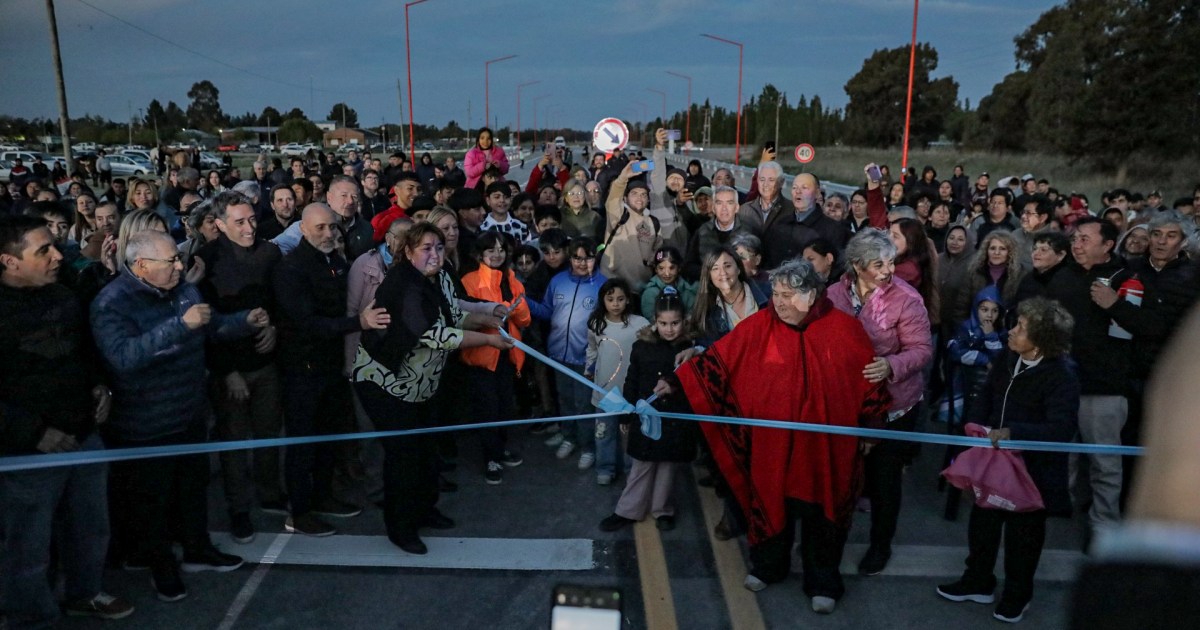 San Javier cuenta con nuevo acceso asfaltado a la Ruta 3 tras décadas de espera