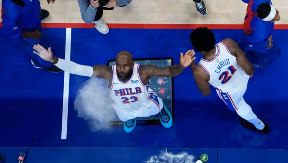 Más LeBron: el estelar todoterreno debutará con la camiseta de Phila. (Gentileza)