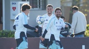 Cuenta regresiva: Lionel Messi se entrenó por última vez con la Selección Argentina
