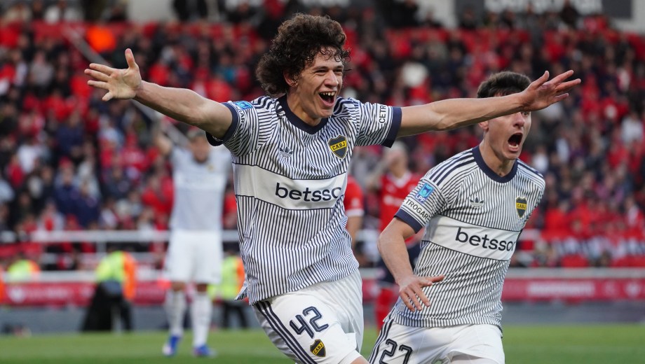 Facundo "Jagger" Herrera le dio el triunfo a Boca tras debutar en las redes en Primera. (Foto: Clarín Fotografía)